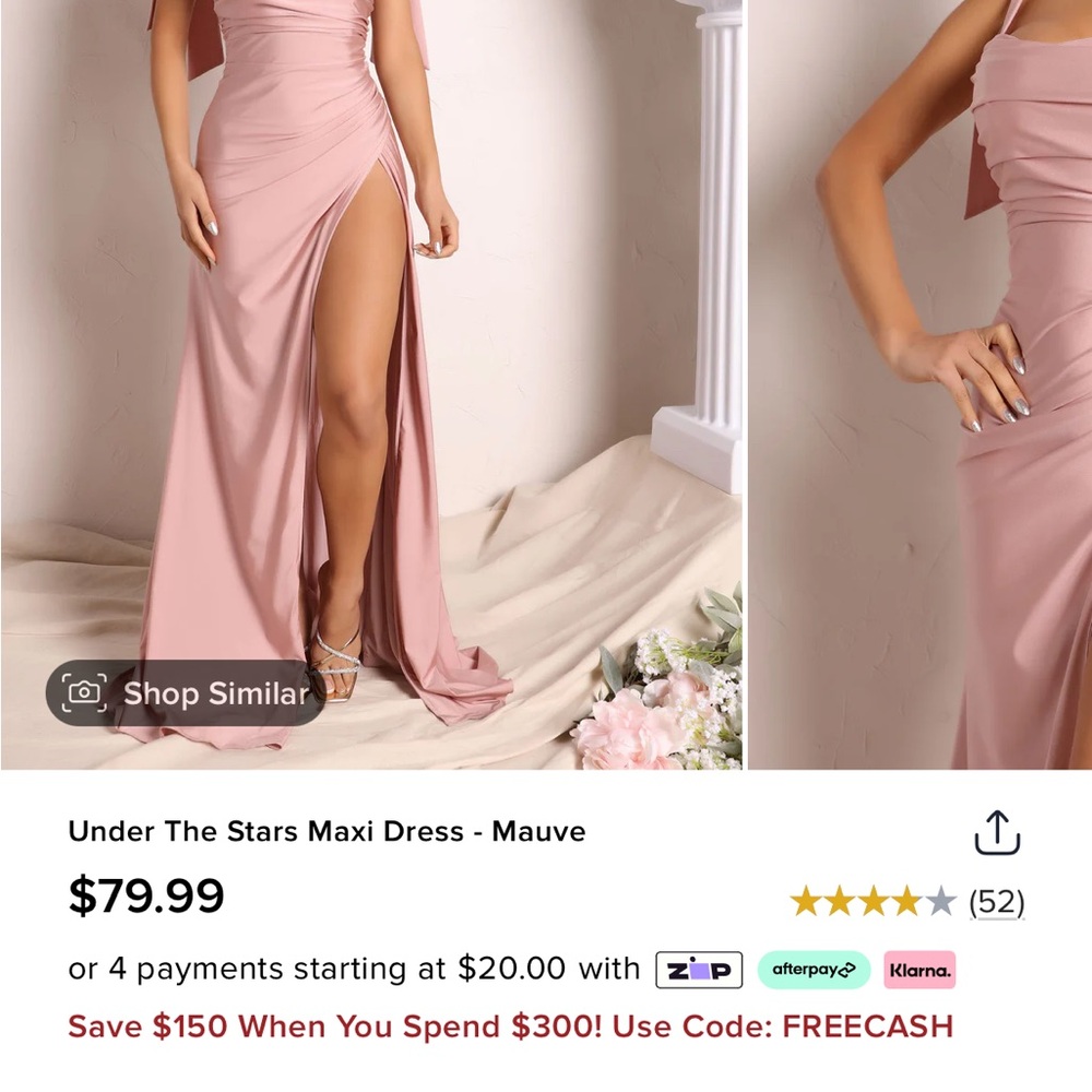 Under the Stars gown by Fashion Nova. NWT